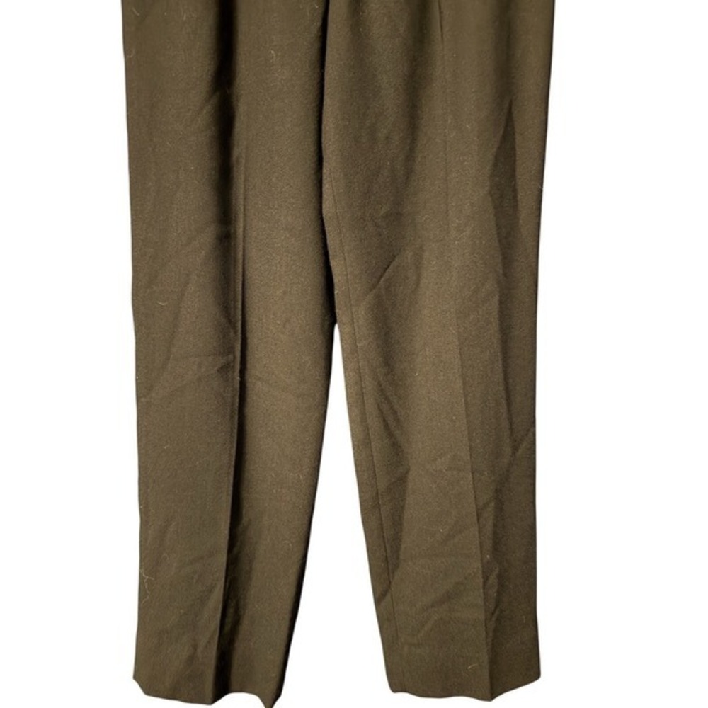 Vtg Pendleton Dress Pants Womens 6 Virgin Wool Tweed High Rise Pleated Comfort - Picture 4 of 10